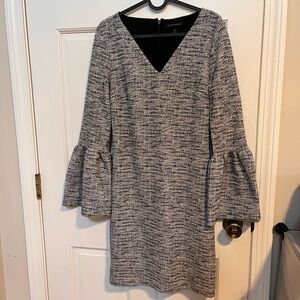 Banana Republic Monochrome Tweed Dress